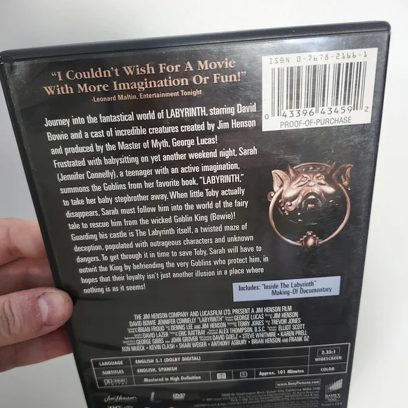 Labyrinth DVD - Picture 3 of 3